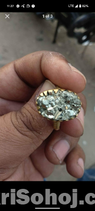 Pyrite Stone Ring